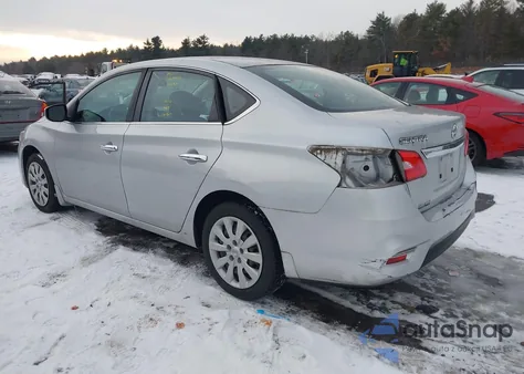 2017 Nissan Sentra S z USA, uszkodzony, nr VIN 3N1AB7AP0HY224733